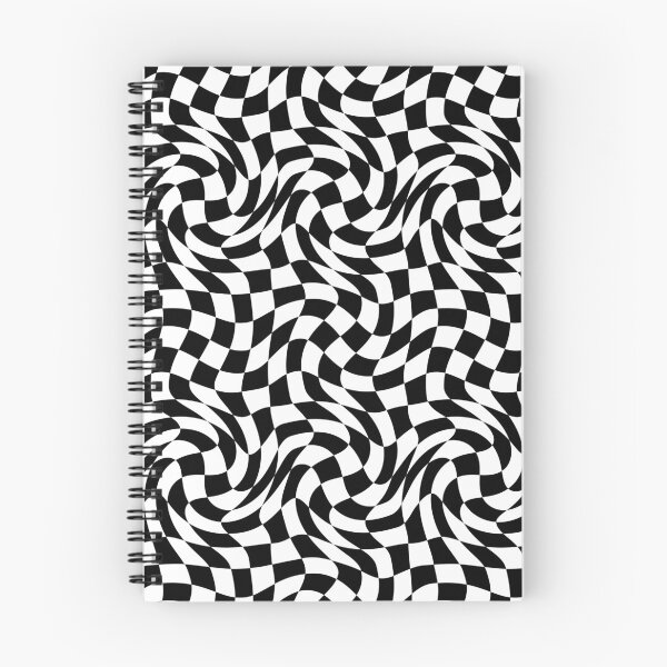 Item preview, Black and White Swirl Checkerboard designed and sold by HappyStance.
