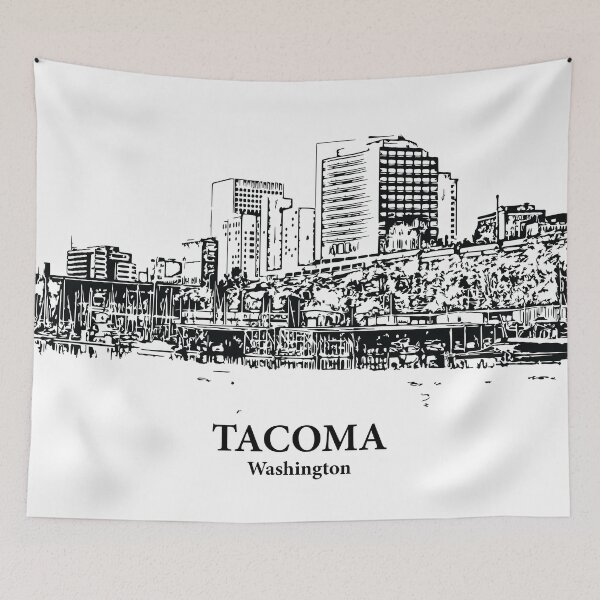 Item preview, Tacoma - Washington designed and sold by Lakeric Cityscapes.