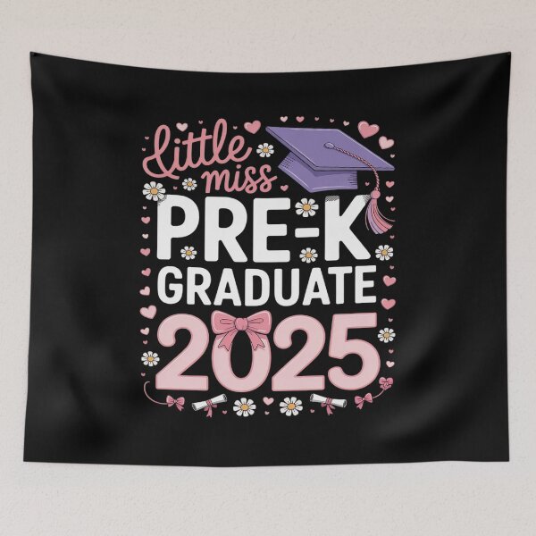 Item preview, Little Miss Pre-K Graduation 2025 Coquette Bow designed and sold by JonBarnes22.