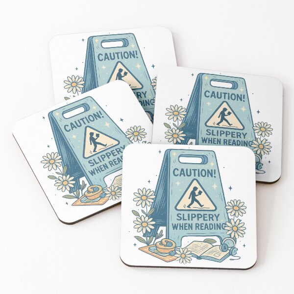 Item preview, Caution! Slippery When Reading designed and sold by OutbreakDesigns.