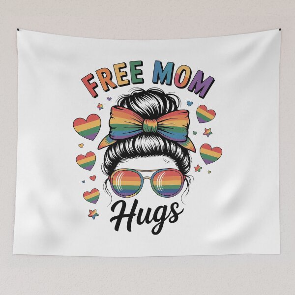 Item preview, Free Mom Hugs Free Mom Hugs Inclusive Pride LGBTQIA designed and sold by RayArmstrong.