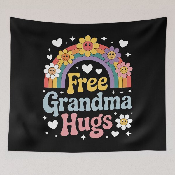 Item preview, Free Grandma Hugs Rainbow Flag Pride Month Gay LGBT Support designed and sold by MinaReinger.