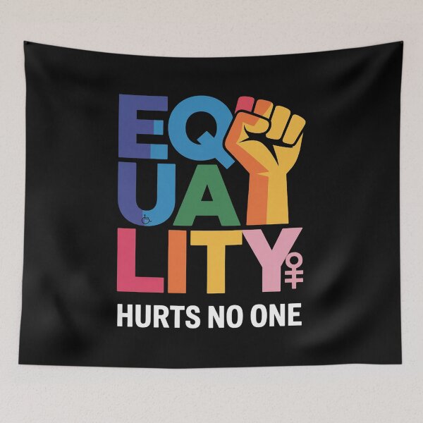 Item preview, Equality Hurts Nobody LGBT Rainbow Pride Statement designed and sold by marcusry.