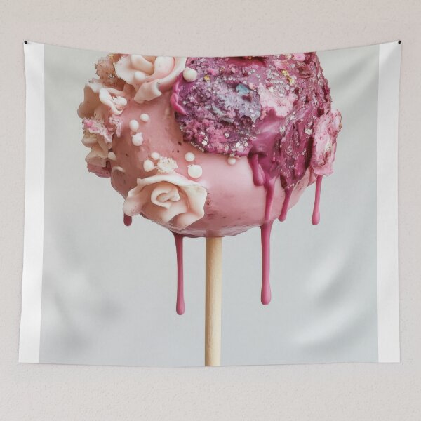 Item preview, Floral cake pop treat designed and sold by anytka.