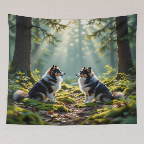 Item preview, Forest Companions – Two souls on a mossy path between light, silence & nature’s gentle harmony designed and sold by FotoworldEdel.