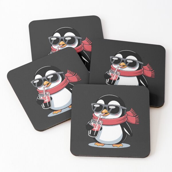 Item preview, Cool Penguin – Chill Cute Penguin Cartoon Design designed and sold by ColorSplash123.