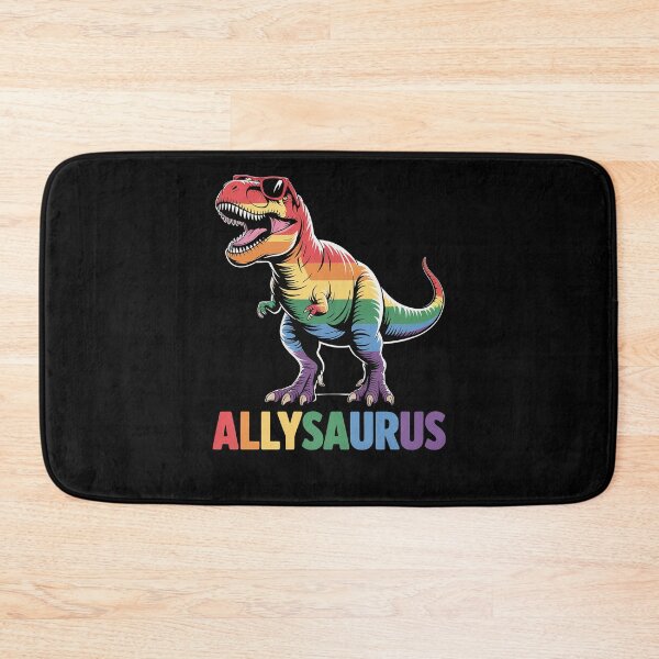 Item preview, Dinosaur Rainbow Flag Ally LGBT Allysaurus LGBT Pride designed and sold by RansomFlatley.