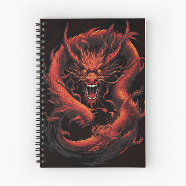 Item preview, Furious Red Asian Dragon: Intensely Dynamic Fire Serpent designed and sold by Creet-Design.