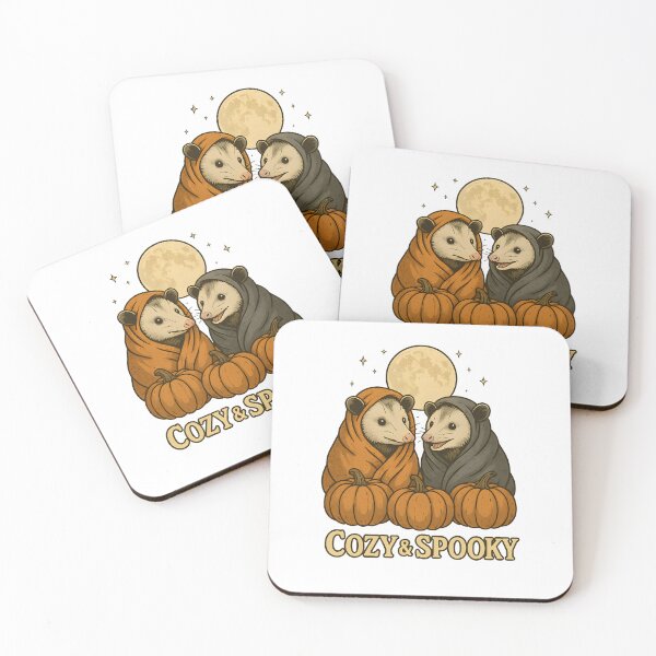 Item preview, Cozy & Spooky Shirt | Cute Opossum Family Pumpkin Tee | Fall Halloween Comfort Gift designed and sold by ClinicalHubs.