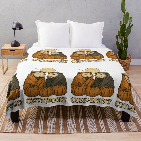 Item preview, Cozy & Spooky Shirt | Cute Opossum Family Pumpkin Tee | Fall Halloween Comfort Gift designed and sold by ClinicalHubs.