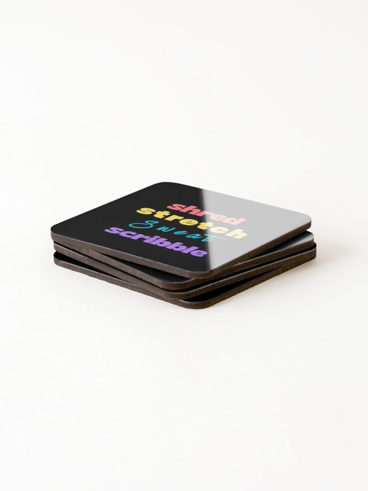 Thumbnail 4 of 5, Coasters (Set of 4), Daily Routine designed and sold by mistivelvet.