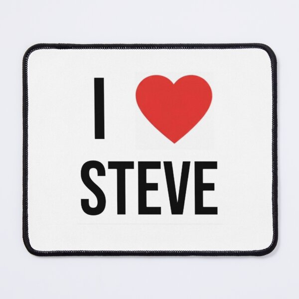 Item preview, I Heart Steve designed and sold by ProperGoodArt.