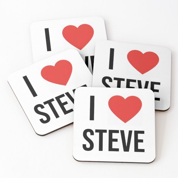 Item preview, I Heart Steve designed and sold by ProperGoodArt.