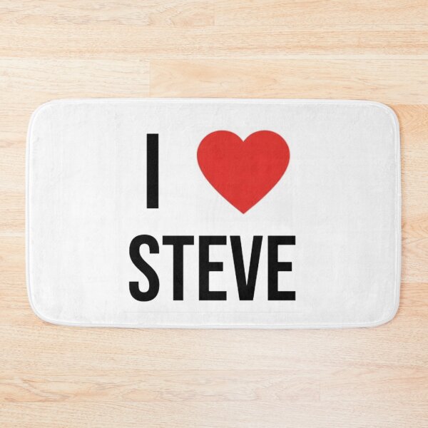 Item preview, I Heart Steve designed and sold by ProperGoodArt.