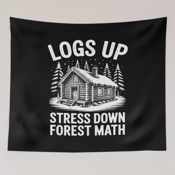 Item preview, Logs up stress down forest math designed and sold by JonBarnes22.