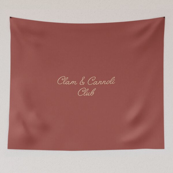Item preview, Cream Clam & Cannoli Club — Coastal Italian Wordmark by Atelier Brume designed and sold by AtelierBrumeArt.