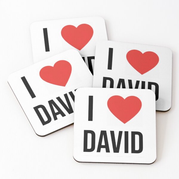 Item preview, I Heart David designed and sold by ProperGoodArt.