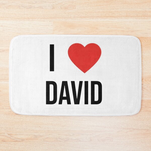 Item preview, I Heart David designed and sold by ProperGoodArt.