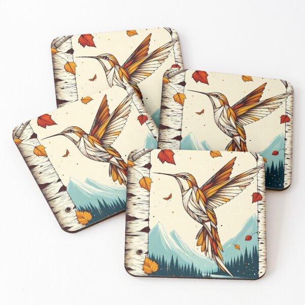 Item preview, Birchbark Hummingbird, Ai Generated Art  designed and sold by ACC .