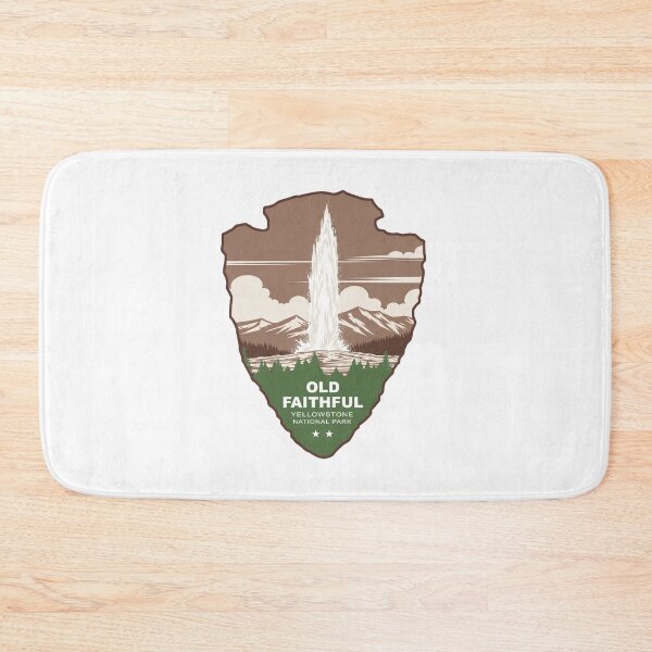 Item preview, Old Faithful Yellowstone National Park Arrowhead designed and sold by Esskay Designs.