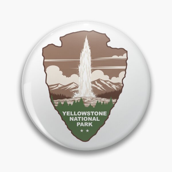 Artikelvorschau, Yellowstone-Nationalpark Old Faithful Arrowhead entworfen und verkauft von Esskay Designs.