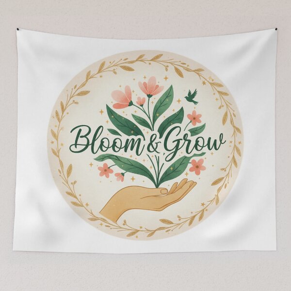 Item preview, Bloom & Grow: Inspirational Botanical Art designed and sold by CraftedByEva.
