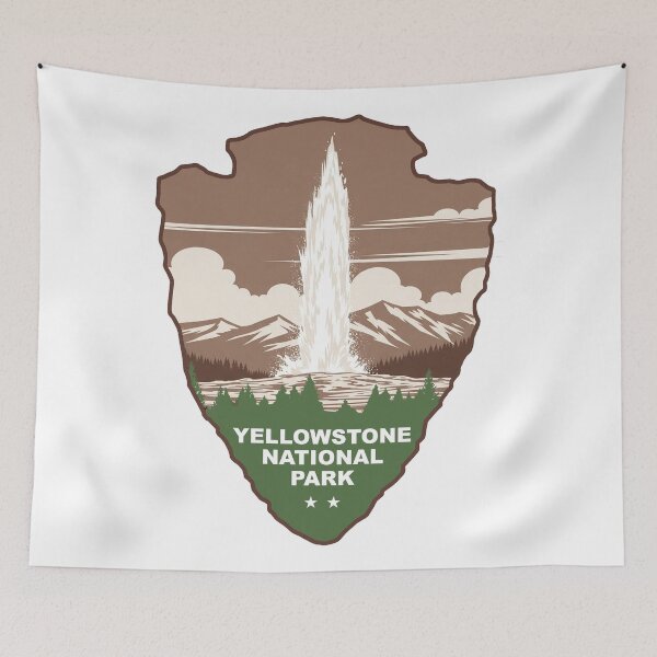 Artikelvorschau, Yellowstone-Nationalpark Old Faithful Arrowhead entworfen und verkauft von Esskay Designs.