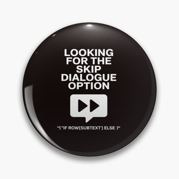 Artikelvorschau, Suche nach der Option „Dialog überspringen“ Minimalist Monospace entworfen und verkauft von JonBarnes22.