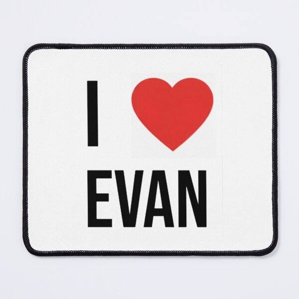 Item preview, I Heart Evan designed and sold by ProperGoodArt.
