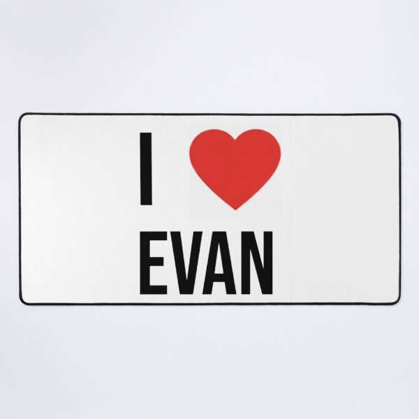 Item preview, I Heart Evan designed and sold by ProperGoodArt.