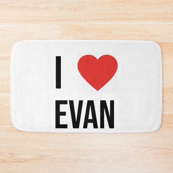 Item preview, I Heart Evan designed and sold by ProperGoodArt.