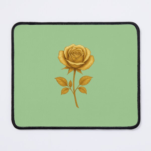 Item preview, Elegant Golden Rose Minimalist Sticker designed and sold by Artiqa522.