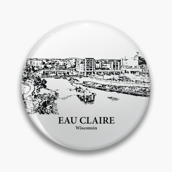 Item preview, Eau Claire - Wisconsin designed and sold by Lakeric Cityscapes.