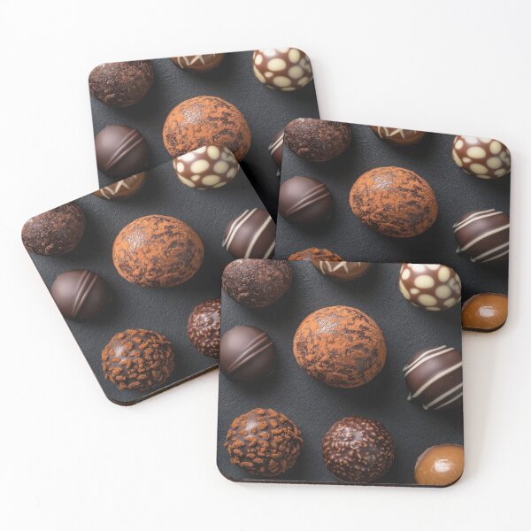 Item preview, Gourmet chocolates on dark bg designed and sold by anytka.