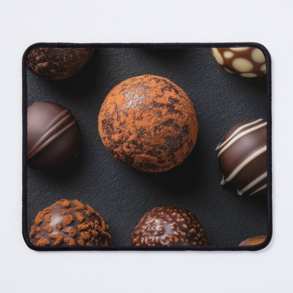 Item preview, Gourmet chocolates on dark bg designed and sold by anytka.