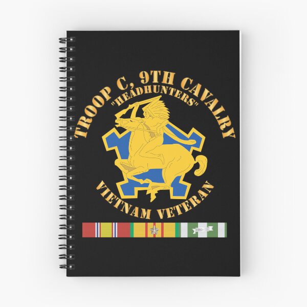 Item preview, Army - Troop C, 9th Cavalry - Headhunters - Vietnam Vet w VN SVC - V1 X 300 designed and sold by Military Insignia Products.
