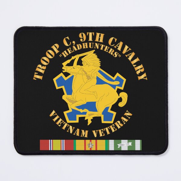 Item preview, Army - Troop C, 9th Cavalry - Headhunters - Vietnam Vet w VN SVC - V1 X 300 designed and sold by Military Insignia Products.