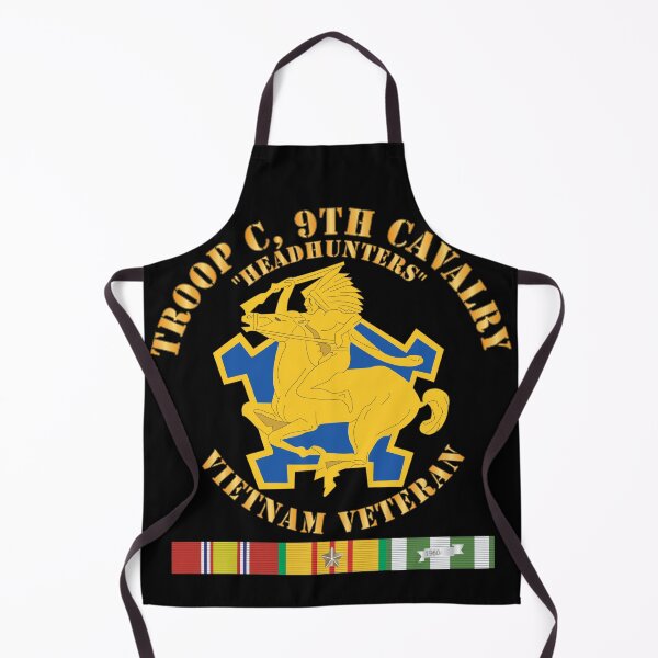 Item preview, Army - Troop C, 9th Cavalry - Headhunters - Vietnam Vet w VN SVC - V1 X 300 designed and sold by Military Insignia Products.