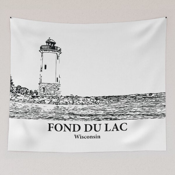 Item preview, Fond du Lac - Wisconsin designed and sold by Lakeric Cityscapes.