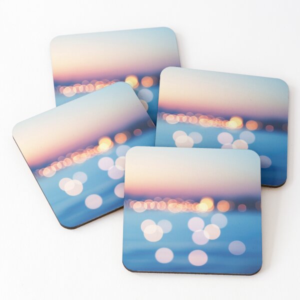 Item preview, Colorful bokeh over calm water designed and sold by anytka.
