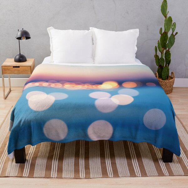 Item preview, Colorful bokeh over calm water designed and sold by anytka.