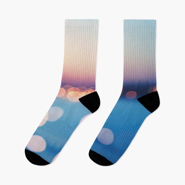 Item preview, Colorful bokeh over calm water designed and sold by anytka.