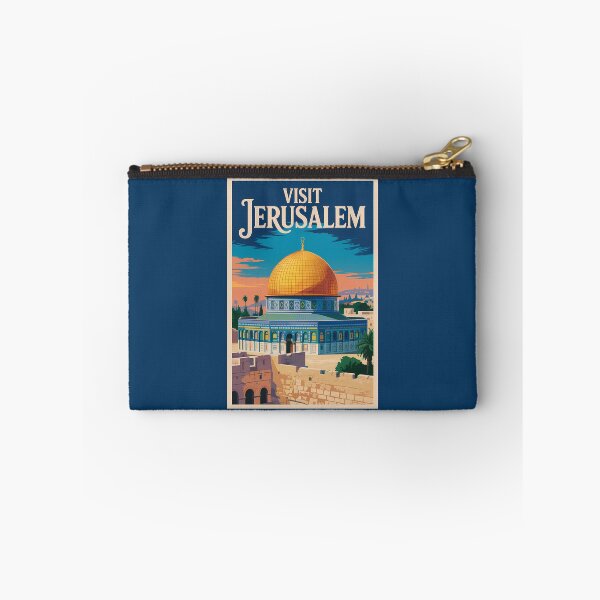 Item preview, Jerusalem Israel Illustration Travel Art Vintage designed and sold by KrisSidDesigns.