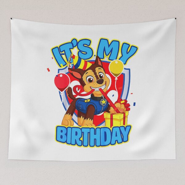Item preview, It's My Birthday Cute Dogs Police Team Cartoon Design designed and sold by NOELMAURICIO.