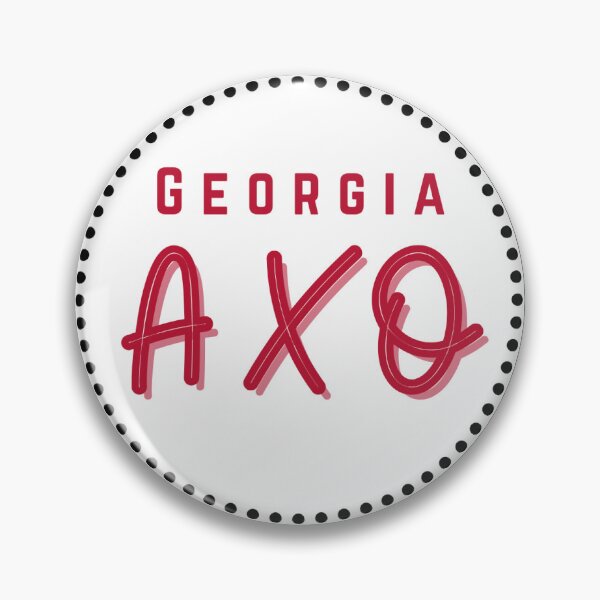 Item preview, Georgia Sorority Football Gameday Pin Button designed and sold by Kickoff Buttons.