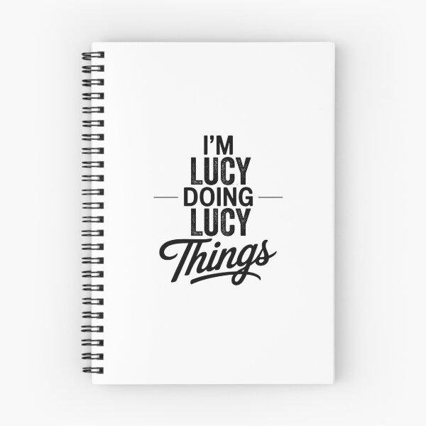 Aperçu de l'œuvre Je suis Lucy et je fais des choses de Lucy créée et vendue par Oussinc.