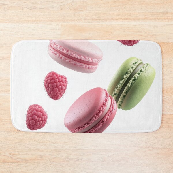 Item preview, Bright macarons & raspberries designed and sold by anytka.