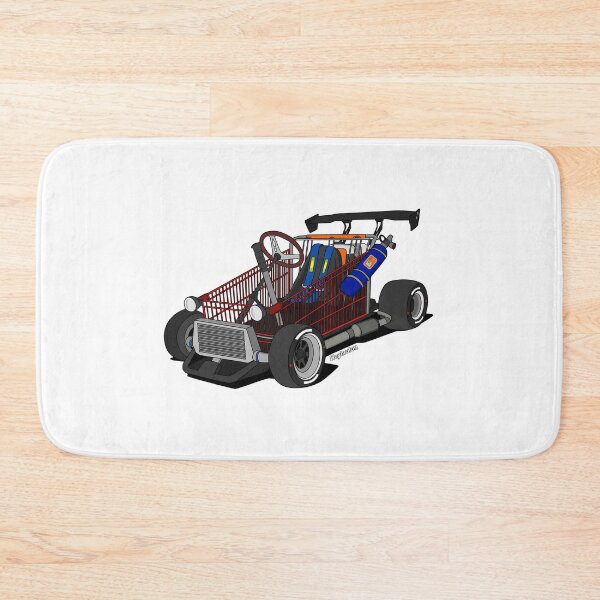 Item preview, Slammed Shopping Go Kart Vector Art designed and sold by Heybratan.