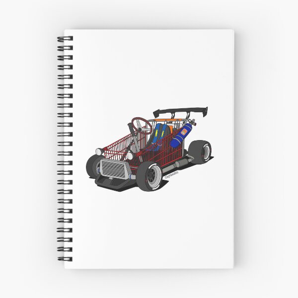 Item preview, Slammed Shopping Go Kart Vector Art designed and sold by Heybratan.