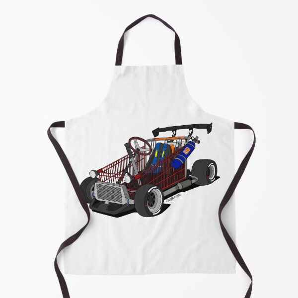 Item preview, Slammed Shopping Go Kart Vector Art designed and sold by Heybratan.